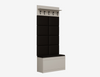 EMI Garderobe Set mit Paneelen