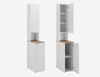 Bathroom cabinet LORA 33 cm